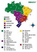   регионы, штаты, города бразилии